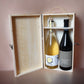 Branded Wooden Wine Box 2 bottles
